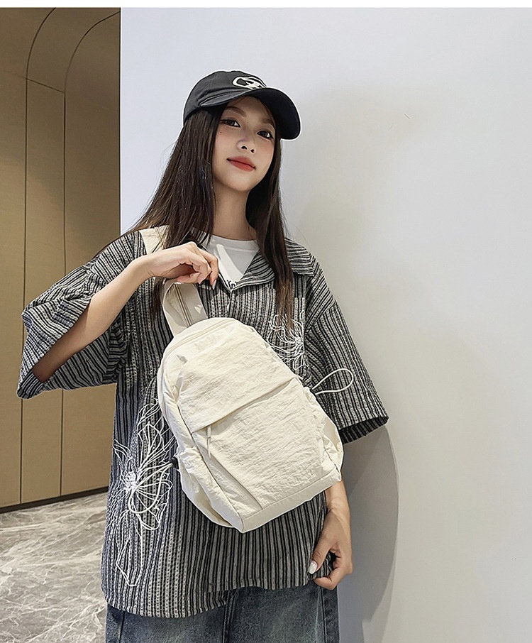 001 Multifunctionele, dubbel te gebruiken borst-unisex kleine rugzak, modieuze, lichtgewicht reistas voor crossbody_voghion.com