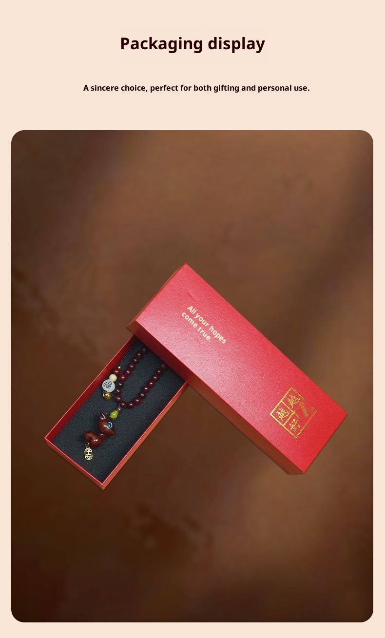 Ornamento "Buon viaggio" in legno di sandalo, cervo, specchietto retrovisore, grazioso ciondolo da appendere all'interno dell'auto, decorazione creativa_voghion.com