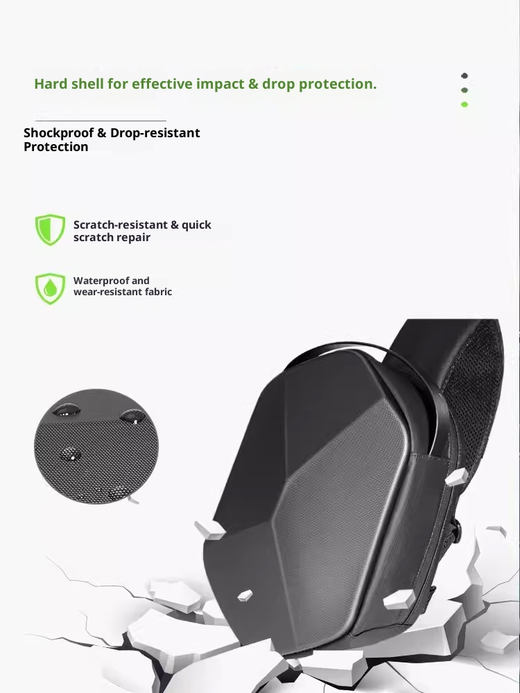 001 Nuova borsa a tracolla per ufficio e business casual da uomo, con custodia rigida in PC, per occhiali VR, grande capacità_voghion.com