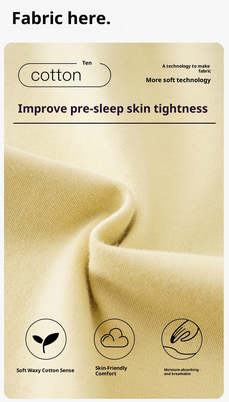 ChicShe 100% Cotton Padded Pajamas Women, Long Sleeve Pants, Simple Casual Korean Style Cardigan With Turn-Down Collar, Suitable_voghion.com