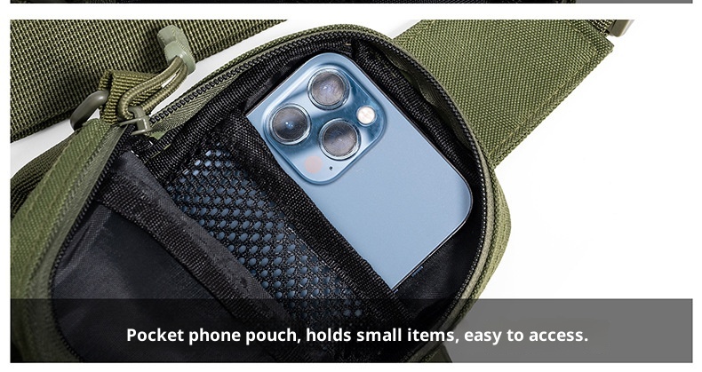 001 Outdoor-Sport-Handy-Umhängetasche Cross-Border Hot Sale Leichte Tasse Hüftwasserflasche Kleiner Rucksack Taktische Brusttasche_voghion.com