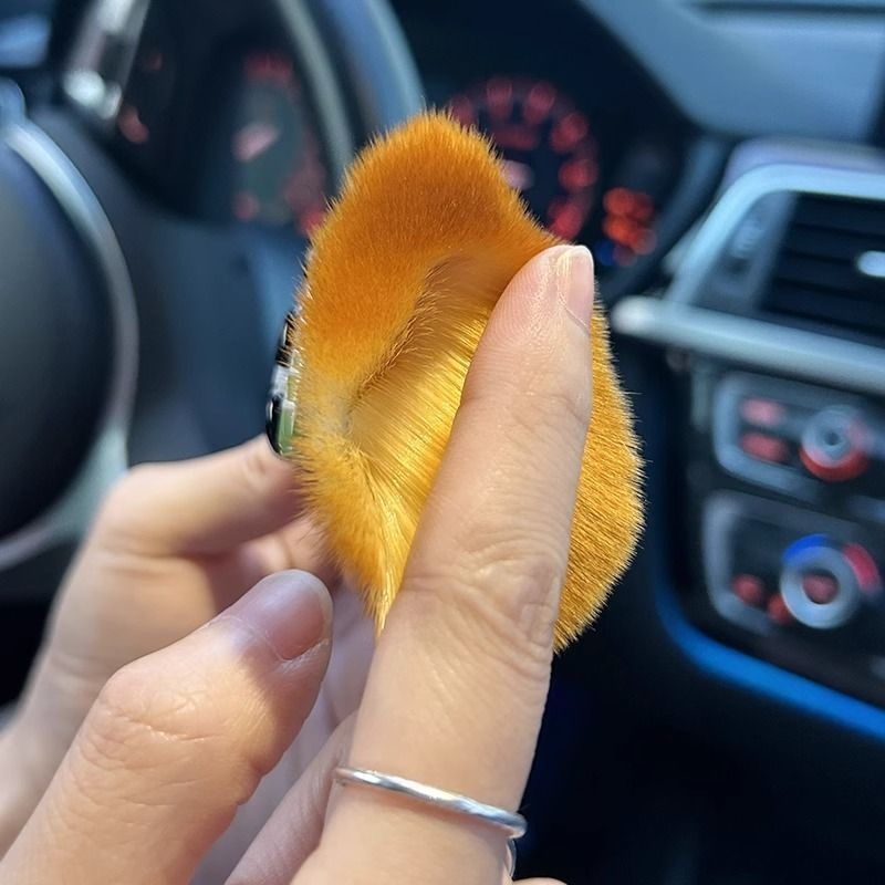 Interior Car Removal Soft Bristle Brush Central Control Air Conditioning Vent Gap Dust Cleaning Tool_voghion.com