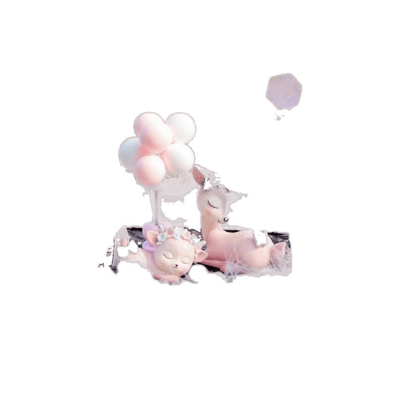 Sichere Reise Hirsch-Ornament, Parfümhalter, Beichtballon, Perlenfeder, Anti-Rutsch-Matte, Auto-Innenausstattung_voghion.com