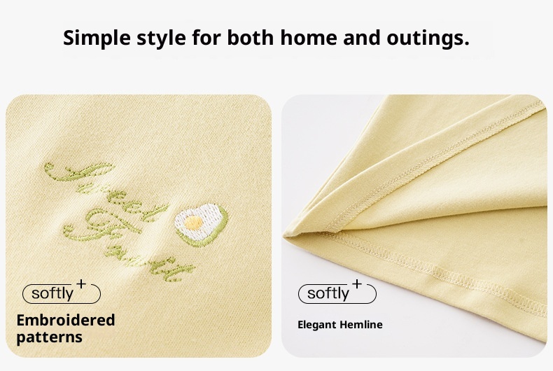 ChicShe 100% Cotton Padded Pajamas Women, Long Sleeve Pants, Simple Casual Korean Style Cardigan With Turn-Down Collar, Suitable_voghion.com