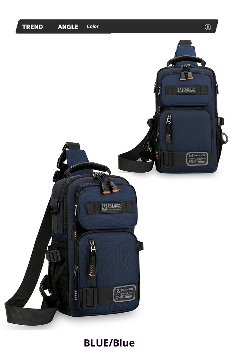 001 Borsa a tracolla multifunzionale alla moda da uomo, con tracolla grande, capacità di petto grande, per lavoro e spostamenti_voghion.com