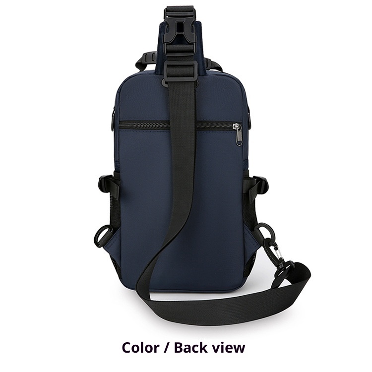 001 Borsa a tracolla multifunzionale alla moda da uomo, con tracolla grande, capacità di petto grande, per lavoro e spostamenti_voghion.com