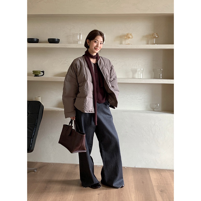 ChicShe Mulan Simple Lightweight 90 White Duck Jacket For Women 2025 Thirteen Lines Winter Warm Down Coat 55989_voghion.com