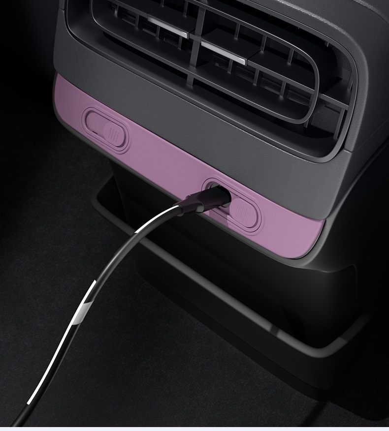 Suitable Xiaomi SU7 Rear Exhaust Vent Cover Charging Port Protective Cap Interior Modification Accessories Supplies For_voghion.com