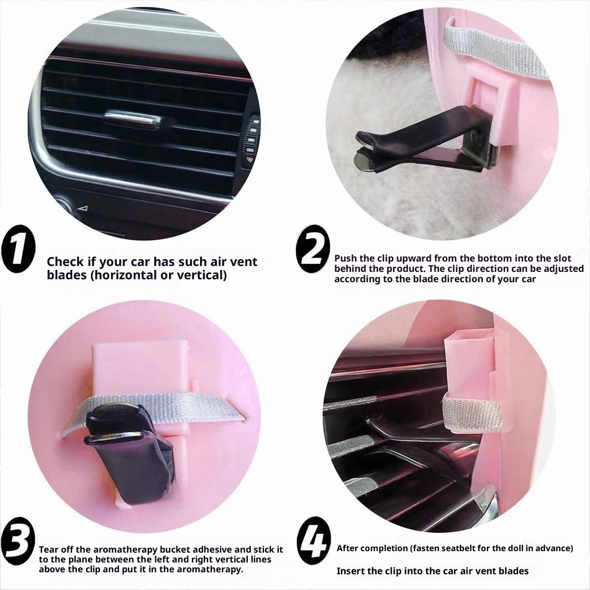 17cm Pumpkin Pendant Cute Seat Safety Air Vent Decoration Car Interior Applicable Cross-border_voghion.com