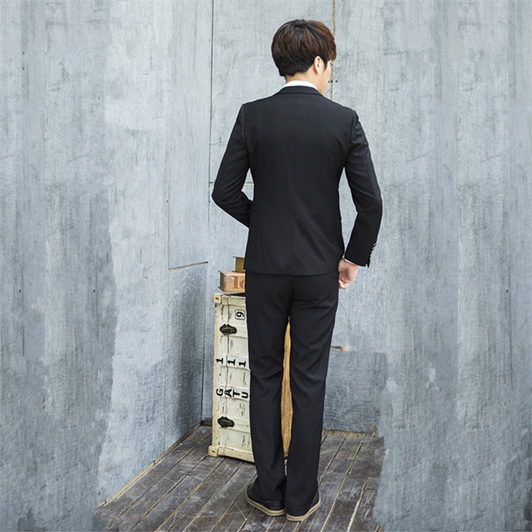 Completo da uomo casual da lavoro slim fit per ragazzi, per riprese in studio e per abiti da sposo 19_voghion.com