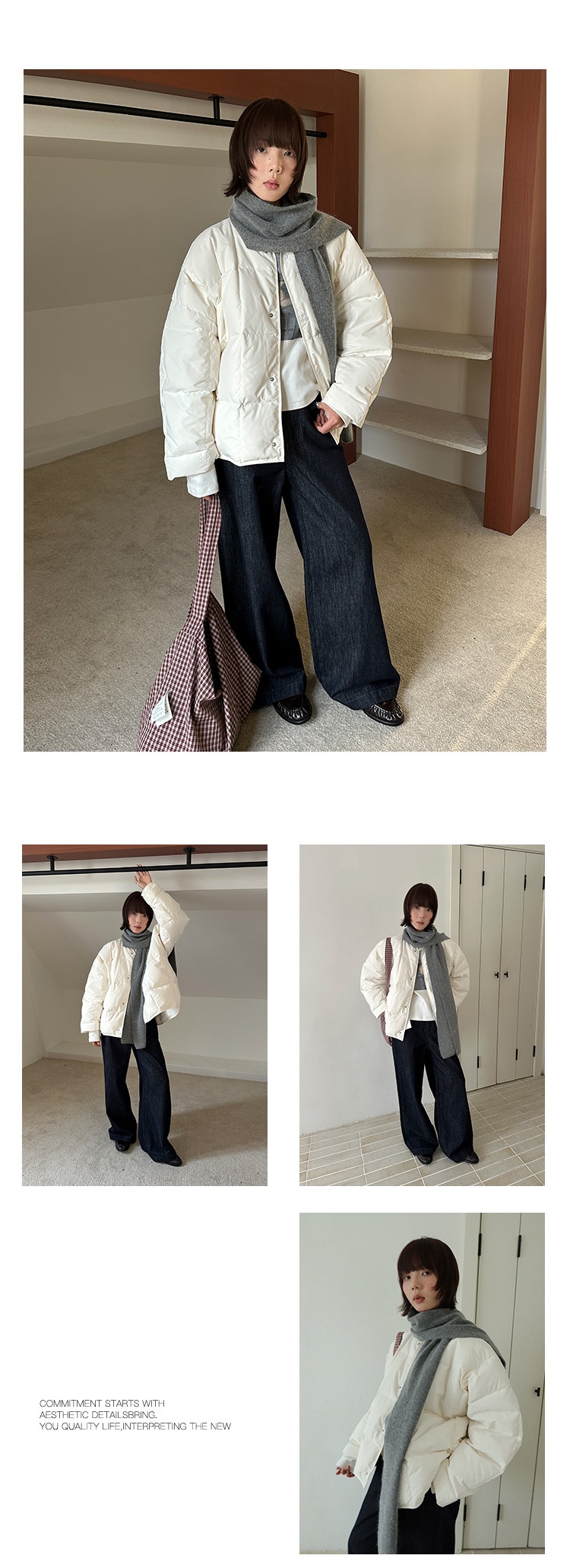 ChicShe Mulan Simple Lightweight 90 White Duck Jacket For Women 2025 Thirteen Lines Winter Warm Down Coat 55989_voghion.com