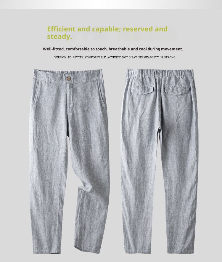 boy 2025 Set For Men Sun Protection Loose Fit Jacket Cotton Linen Casual Suit Summer_voghion.com