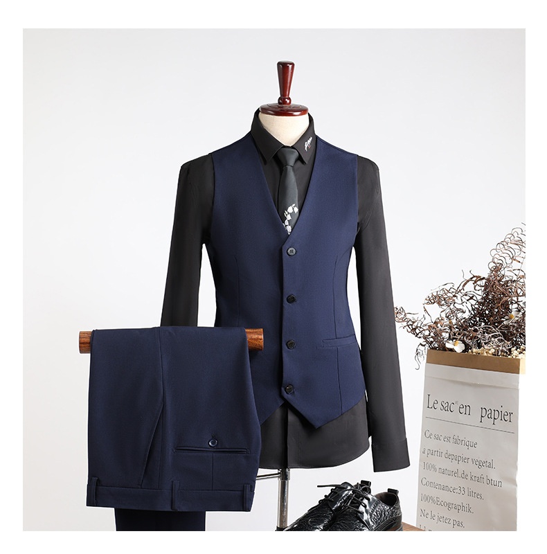 1 Completo taglie forti quattro stagioni casual business formale moda slim fit abito da sposo matrimonio abbigliamento uomo_voghion.com