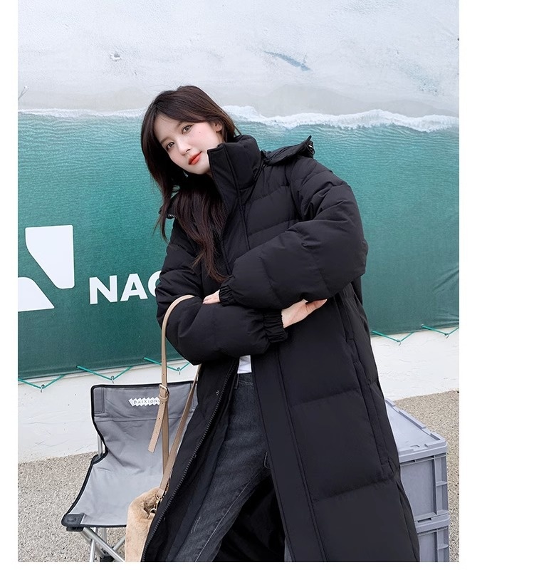 ChicShe Lange Jacke für Damen 2025 – Neue Winterkollektion: Dicke, warme und hochwertige Daunenjacke für Paare in Weiß_voghion.com