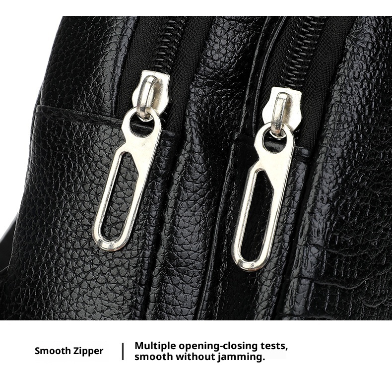 001 Zaino casual da uomo con motivo a coccodrillo, alla moda, di grande capacità, in pelle PU, con tracolla_voghion.com