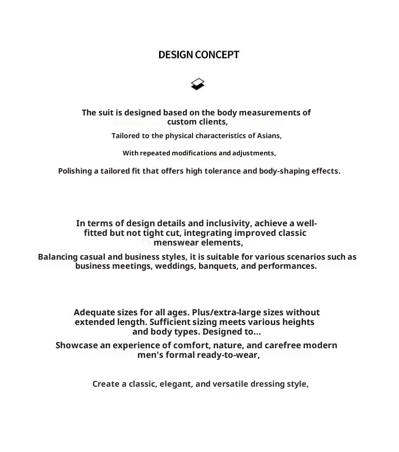 boy Simple Casual Suit Set 2024 Autumn New Business Professional Formal Wear Plus Size Men's Jacket_voghion.com