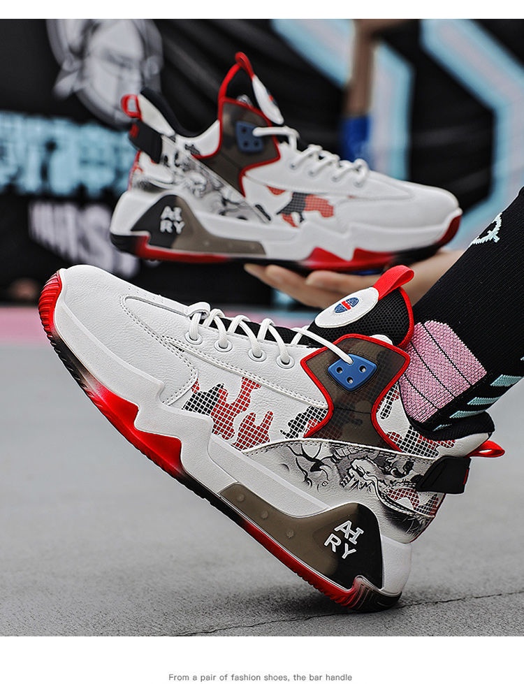 Tênis de Basquete ActiveGo Cross-Border Cano Alto, Novo Modelo Outono Inverno 2024, Atacado, Masculino, Corrida, Tendência Nacional, Casual_voghion.com