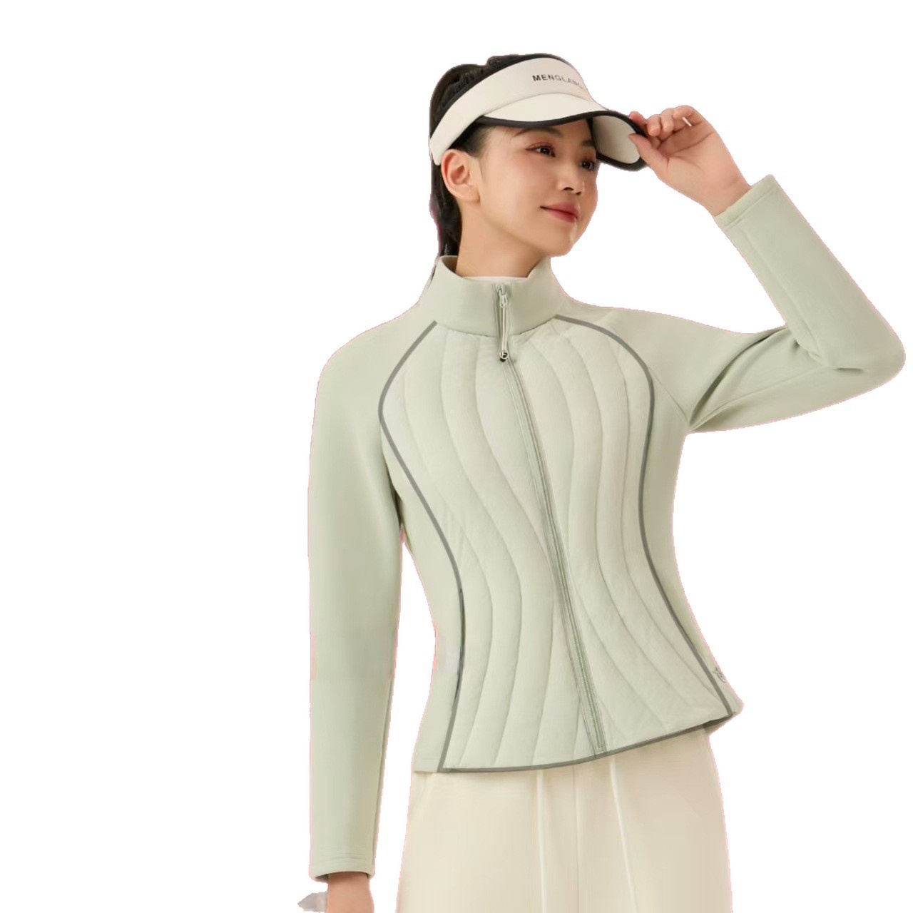 ChicShe White Duck Lightweight Stand Collar Women Outdoor Skiing Slim Fit Warm Women's Down Jacket For Inner And Outer Wear_voghion.com