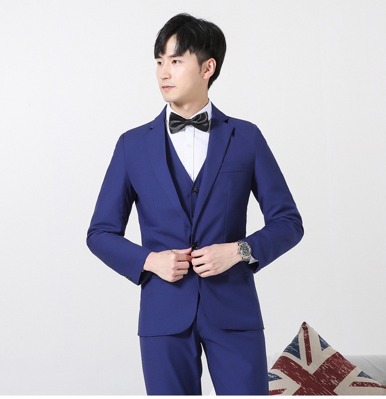 Anzug-Set für Jungen, Dreiteiler, Hochzeitsanzug für Männer, Gruppenanzug für Brüder, Anzug für Trauzeugen, Businessanzug_voghion.com