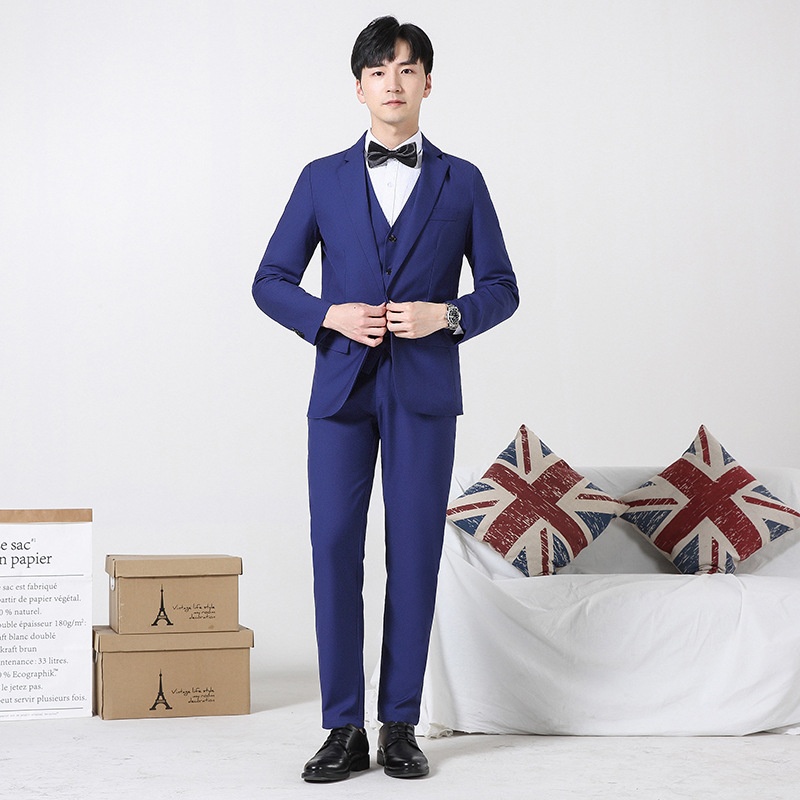 Anzug-Set für Jungen, Dreiteiler, Hochzeitsanzug für Männer, Gruppenanzug für Brüder, Anzug für Trauzeugen, Businessanzug_voghion.com