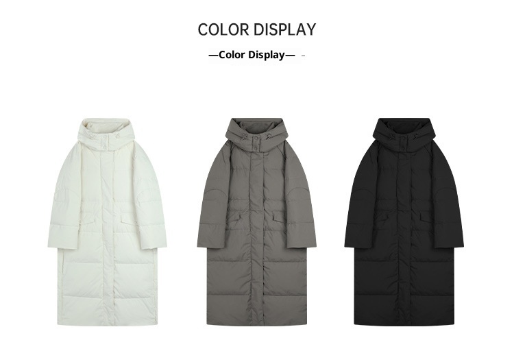 ChicShe Mulan Long Hooded Jacket For Women 2025 Thirteen Lines Winter New Warm White Duck Down Coat 52924Y_voghion.com