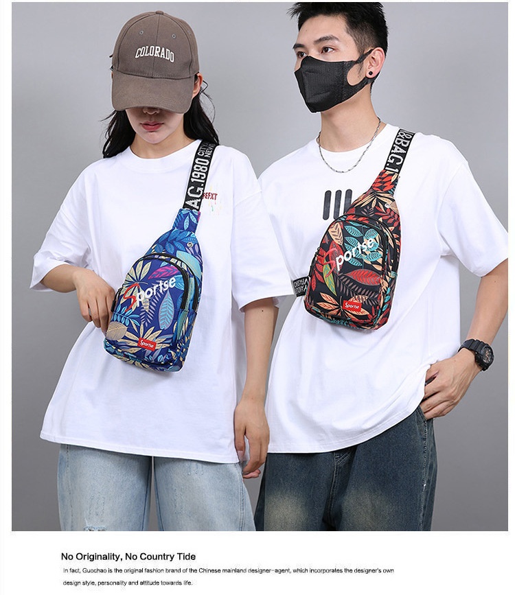001 Cross-Border Source Unisex Chest Single Shoulder Crossbody 2024 New Style Personality Trendy Cycling Casual Small Bag_voghion.com