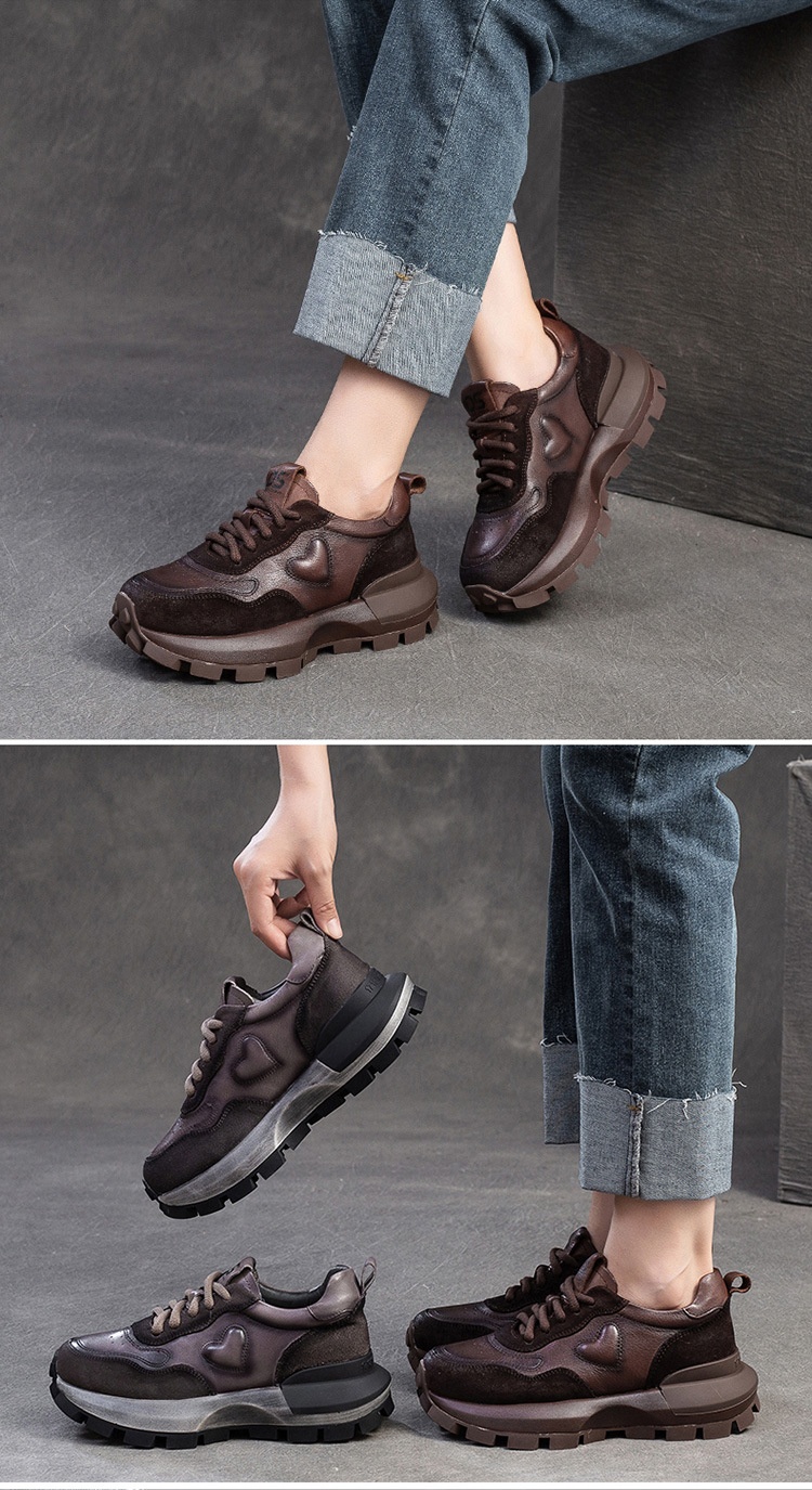 ShoeGlobe Shanghai Jie Zou 2024 Herfst Winter Nieuw Retro Versleten Casual Papa Veelzijdig Comfortabel Enkel Niet Vermoeiend voor Voeten_voghion.com