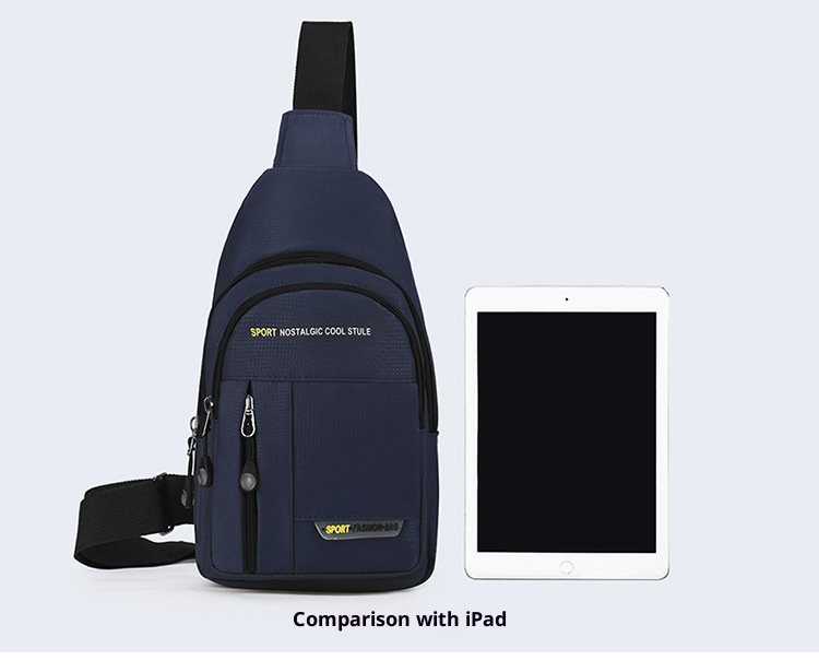 001 Cross-Border New Chest Men Business Commuting Travel Casual Backpack Women Lightweight Large Capacity Cycling Sports_voghion.com