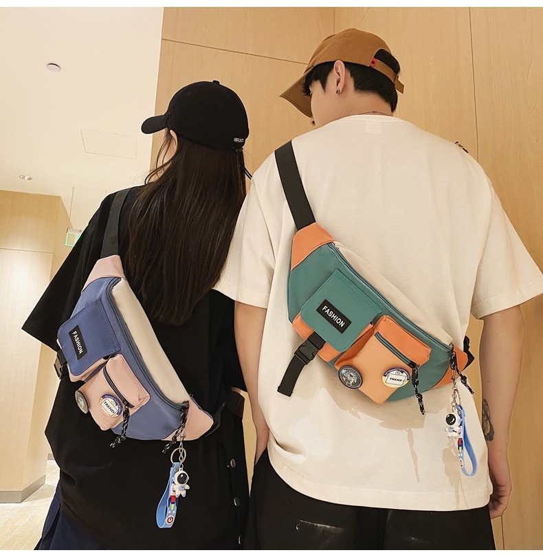 001 Cross-Border Wholesale Trendy Brand Tooling Crossbody Herrenrucksack mit Handyhalterung, Schultertasche, Brusttasche für Damen, Fronttasche_voghion.com