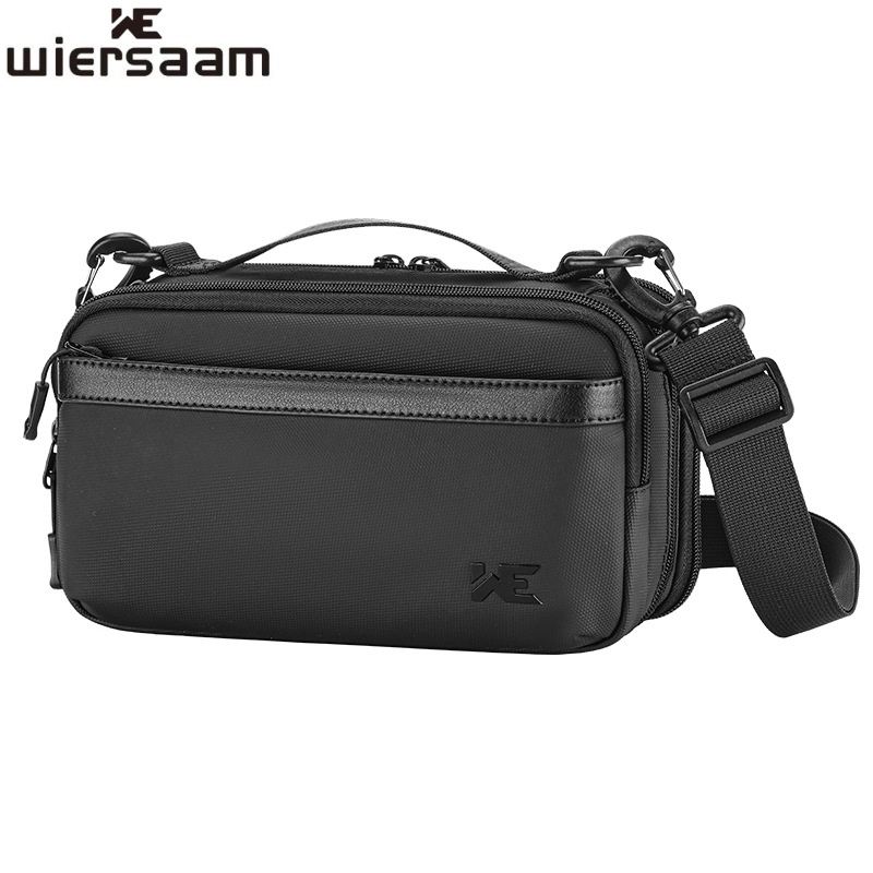 001 Nuevo bolso bandolera pequeño para hombre, elegante y moderno, ideal para viajes de negocios. Gran capacidad._voghion.com