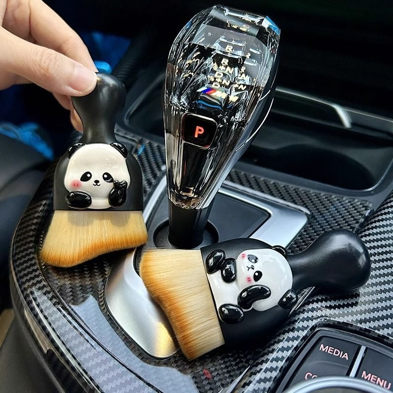 Interior Car Removal Soft Bristle Brush Central Control Air Conditioning Vent Gap Dust Cleaning Tool_voghion.com