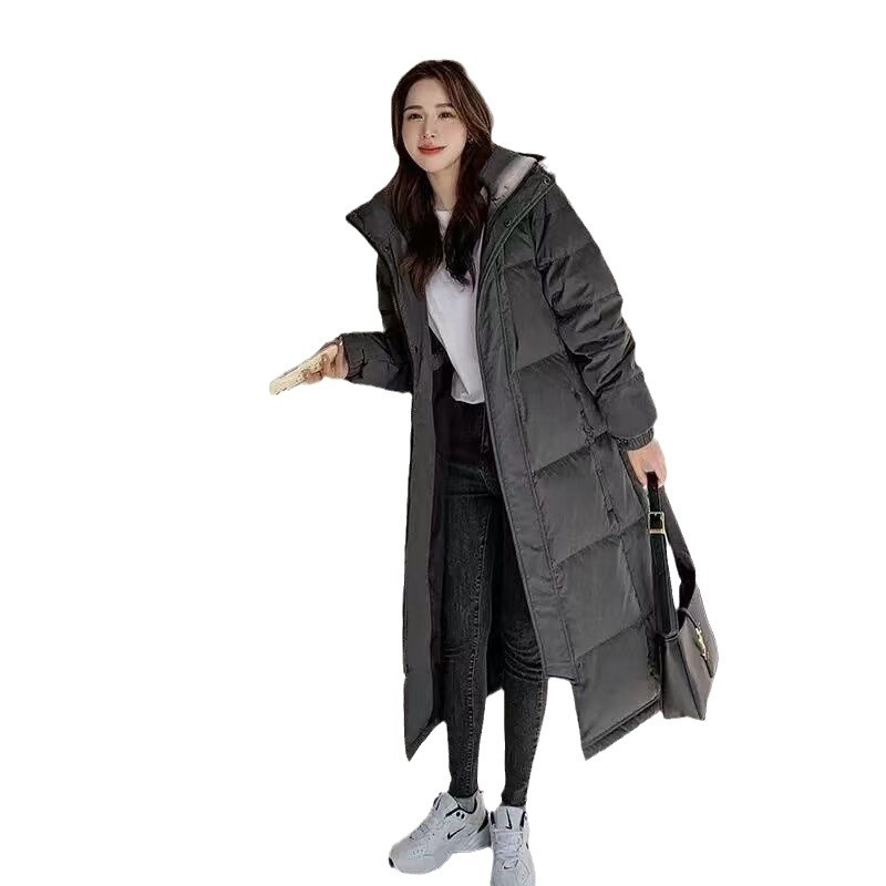 ChicShe Lange Jacke für Damen 2025 – Neue Winterkollektion: Dicke, warme und hochwertige Daunenjacke für Paare in Weiß_voghion.com