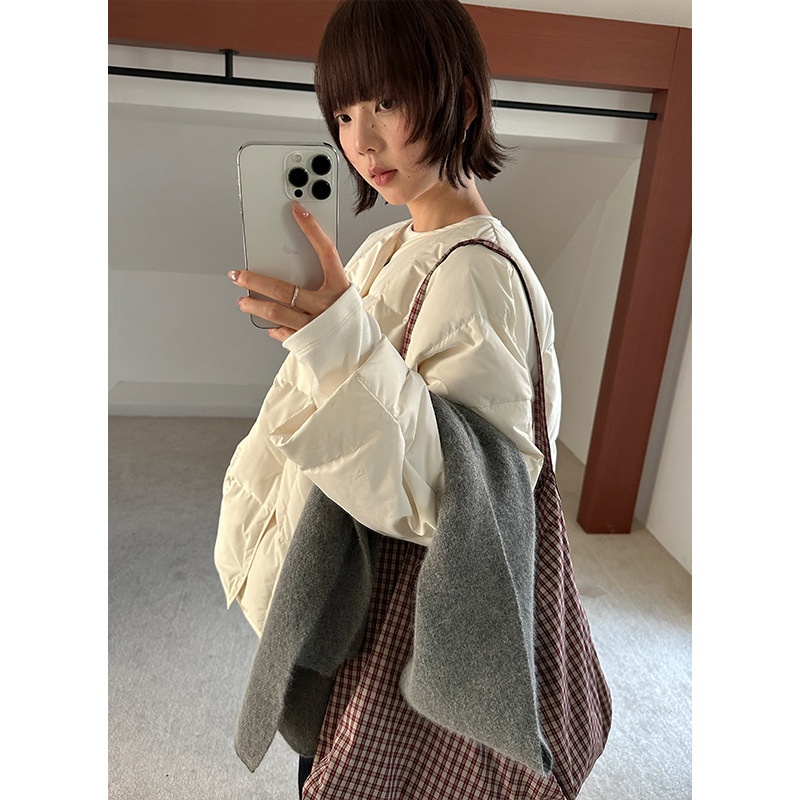 ChicShe Mulan Simple Lightweight 90 White Duck Jacket For Women 2025 Thirteen Lines Winter Warm Down Coat 55989_voghion.com