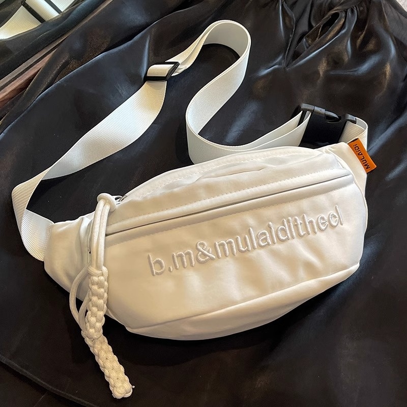 001 Sports Riding Chest For Women 2025 New Waist Women's Niche Single Shoulder Men's Trendy Brand Small Crossbody Bag_voghion.com