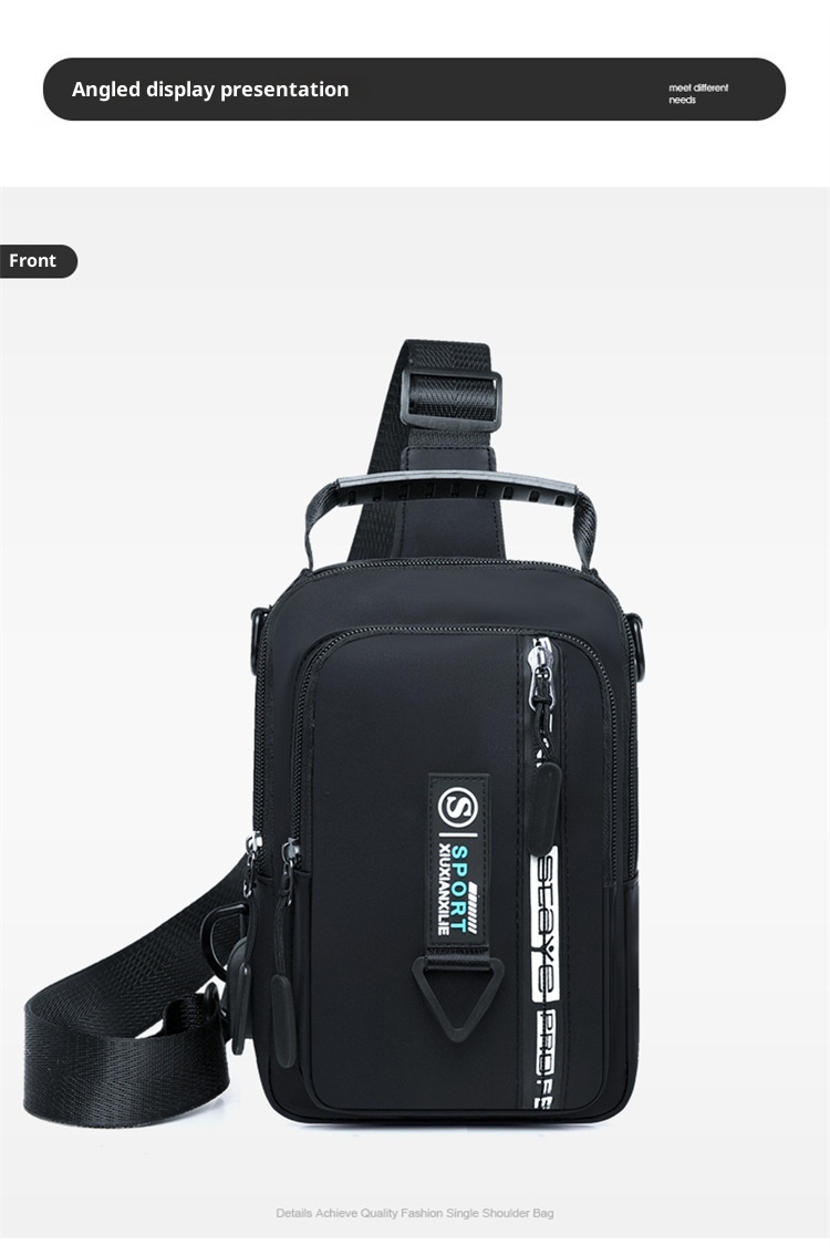 001 2025 Nuovo zaino da viaggio casual da uomo, con tracolla singola, multifunzionale e impermeabile_voghion.com