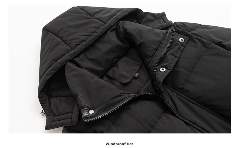 ChicShe Lange Jacke für Damen 2025 – Neue Winterkollektion: Dicke, warme und hochwertige Daunenjacke für Paare in Weiß_voghion.com