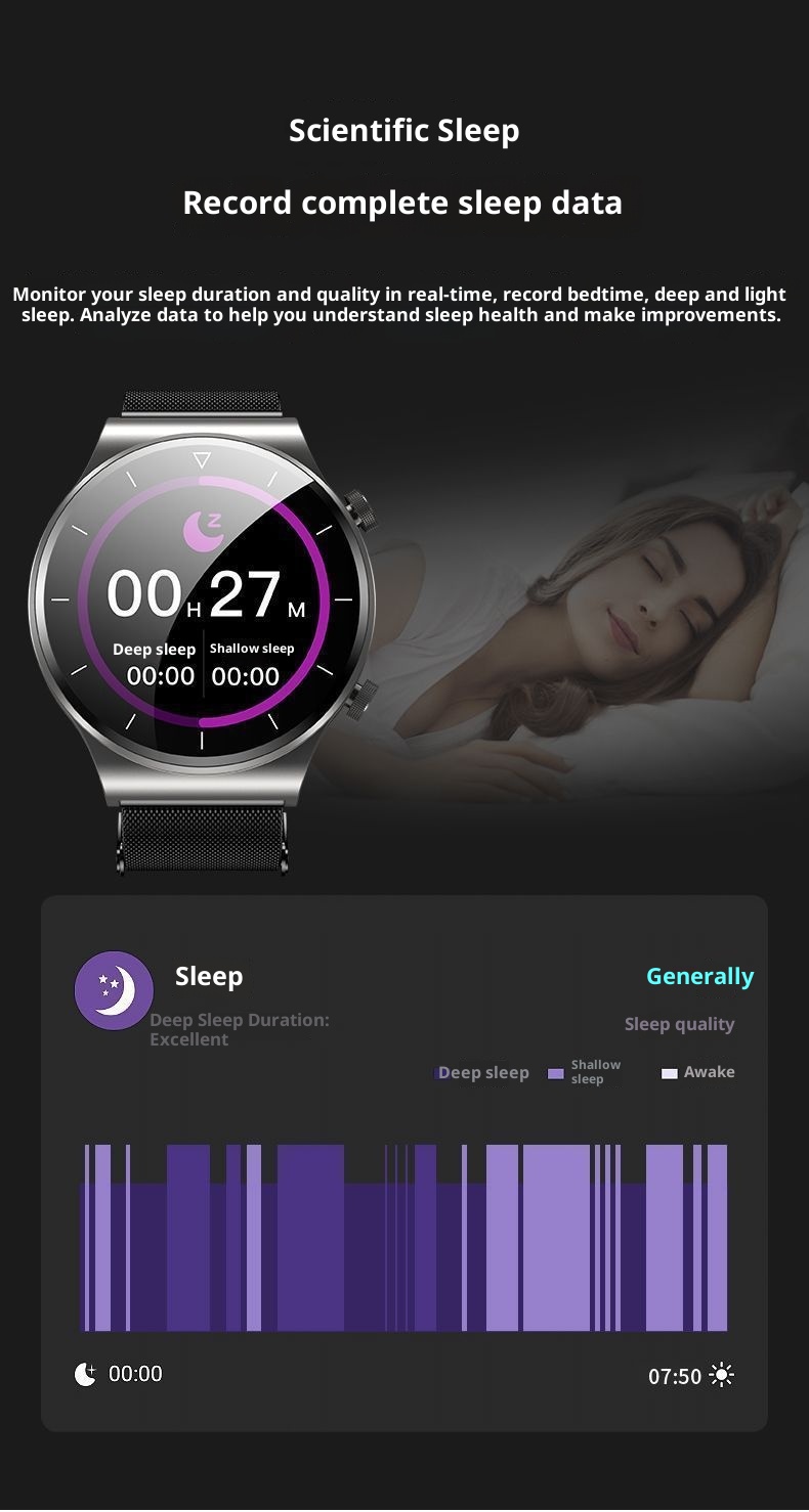 2024 Huaqiangbei Neue Smartwatch für Herren mit 4 Sportarmbändern, Blutdruck- und Herzfrequenzmessung, wasserdicht und Bluetooth_voghion.com