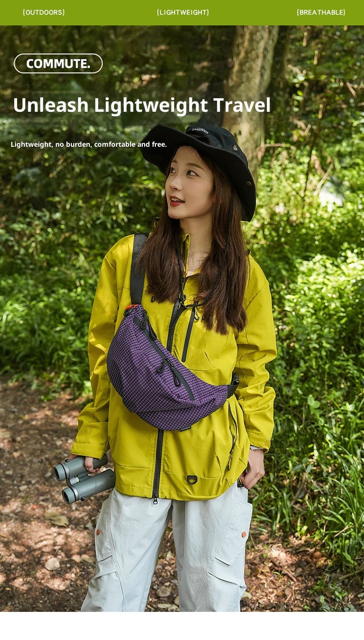 001 Cross-Border Outdoor Lightweight Chest Men 2025 Autumn Single Shoulder Crossbody Large Capacity Casual Sports Waist Bag_voghion.com