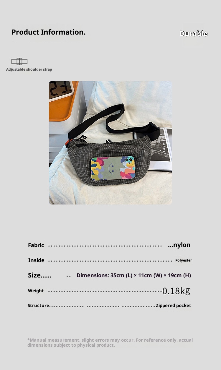 001 Cross-Border Outdoor Lightweight Chest Men 2025 Autumn Single Shoulder Crossbody Large Capacity Casual Sports Waist Bag_voghion.com
