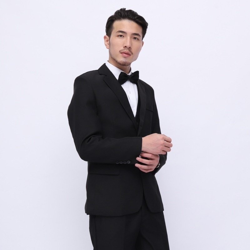Ensemble trois pièces premium pour garçon d'honneur, tenue pour frère, veste de costume professionnelle, tenue de cérémonie de mariage_voghion.com