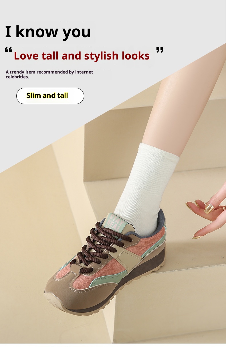 ShoeGlobe Running Retro Veelzijdige Sportschoenen voor Dames Antislip Nieuwe Fleecevoering 2024 Lichtgewicht Herfst Winter Reisschoenen Zachte Zool_voghion.com