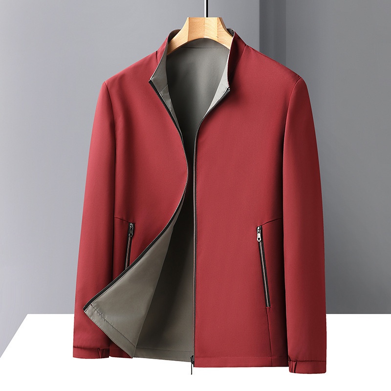 7045555501<2 QFV507045555501<2 Giacca in tinta unita, cappotto, di alta qualità, casual, versatile, dirigenziale, primaverile, abbigliamento da uomo d'affari di alta qualità, all'ingrosso_voghion.com