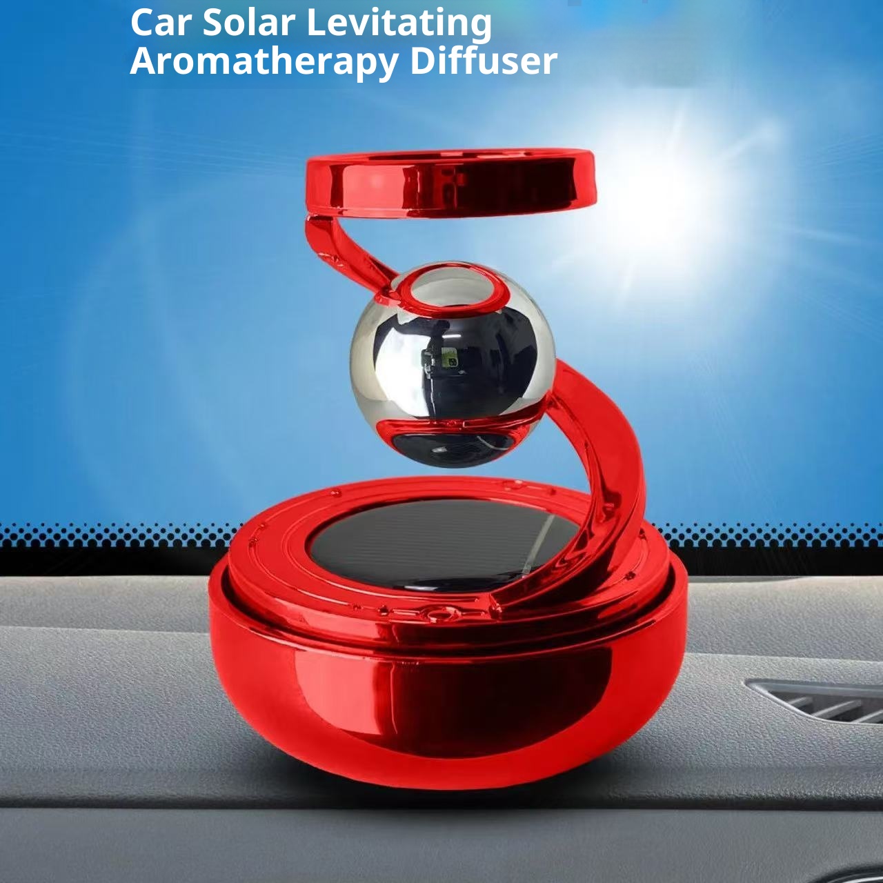 Air Freshener Hanging Aromatherapy Interior Perfume Small Car Solar Powered High-end Fragrance Ornament Simple_voghion.com