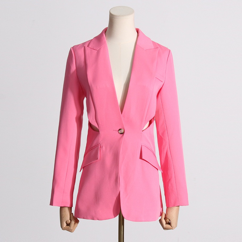 GraceChic GraceChic 2025 Autumn New Fashion High-End Two-Piece Set For Women V-Neck Hollow Out Blazer Wide-Leg Pants Suit Women's Clothing_voghion.com