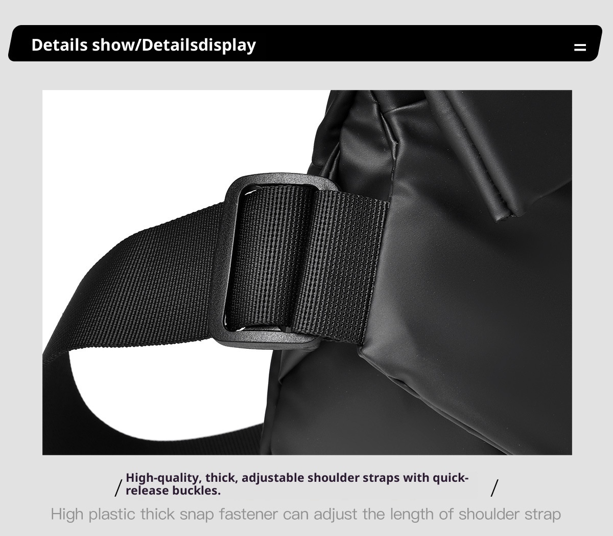 001 Crossbody Sports Functional Chest Workwear Trendy Brand Cycling Messenger Shoulder Bag Men's Backpack_voghion.com