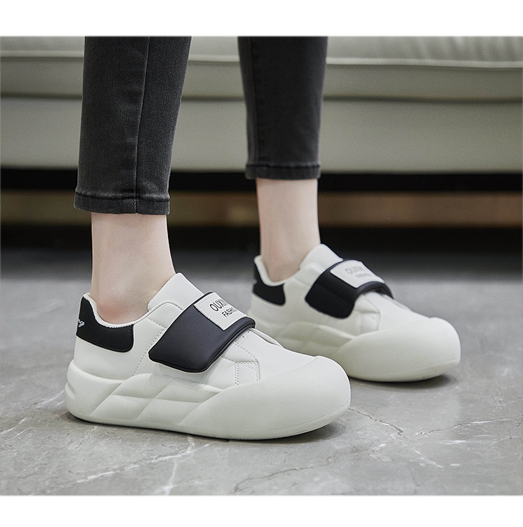 ShoeGlobe Stepping Comfort Sneakers For Women, New Autumn And Winter Waterproof Non-Slip Outdoor Maternity Shoes, Slip-On Velcro_voghion.com