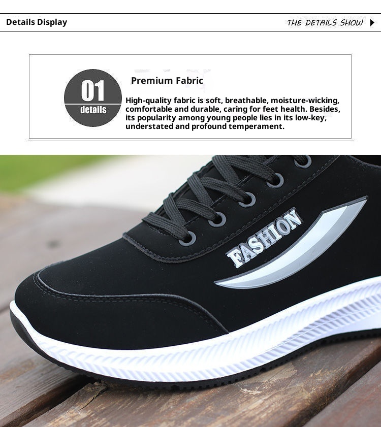 Fabricante ActiveGo, venta al por mayor transfronteriza, zapatillas deportivas informales de algodón para hombre, primavera 2025, nuevas, de un solo lado y estilo único._voghion.com