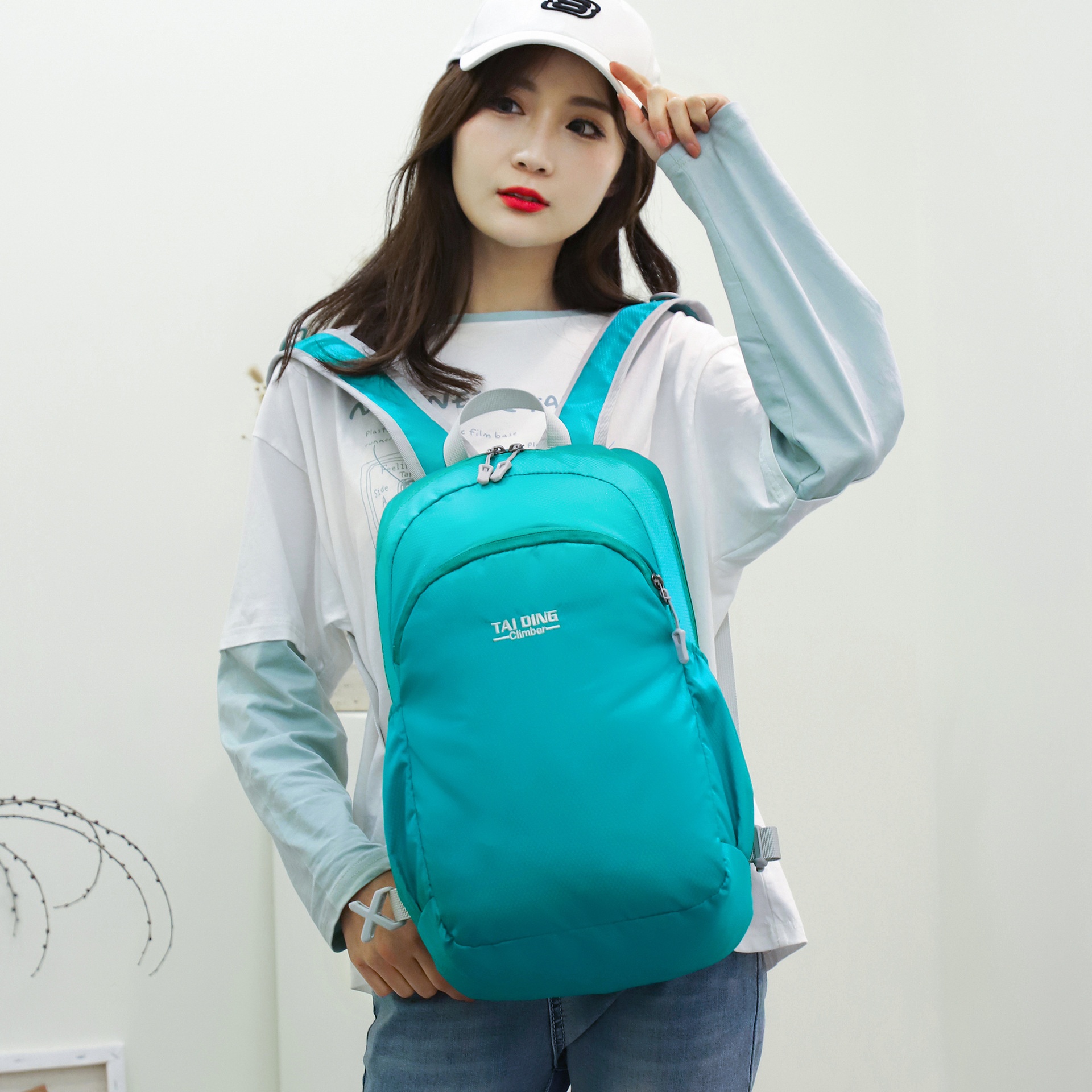 ActiveGo Backpack Handheld Women's Hiking Outdoor Sports Travel Cycling Large Capacity Foldable Waist Bag Lightweight Waterproof_voghion.com