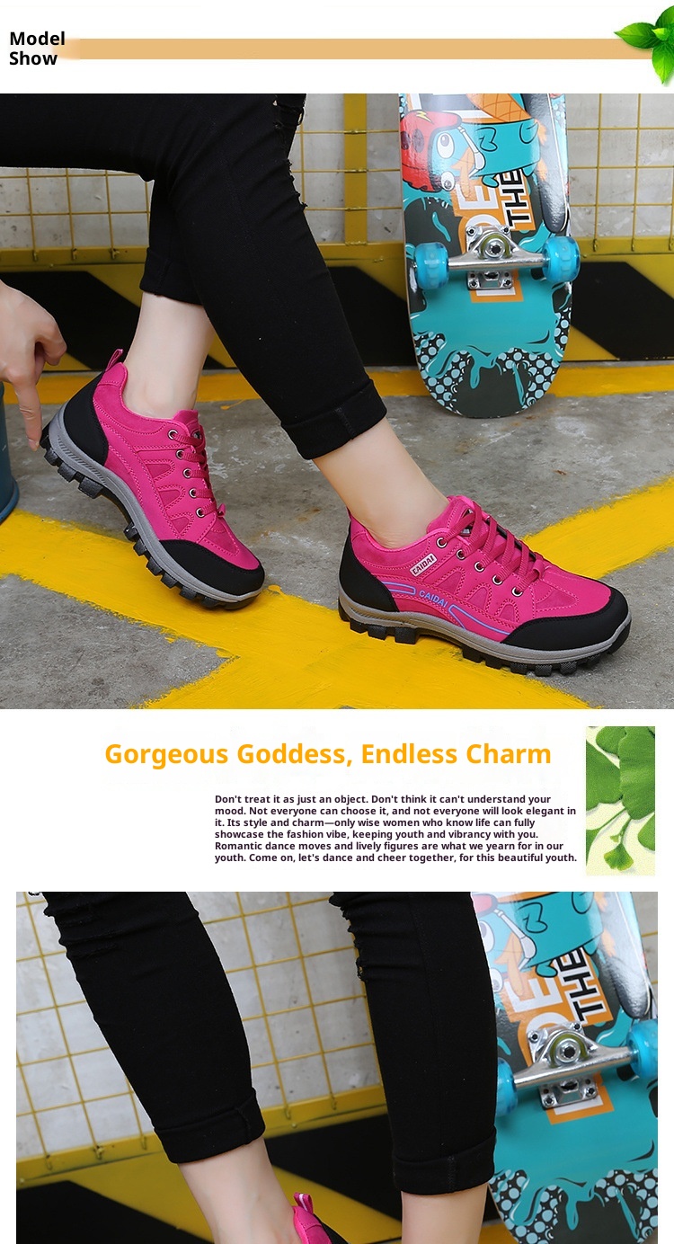 Scarpe sportive leggere ActiveGo da donna, traspiranti e antiurto, da trekking, per autunno e inverno, con suola morbida_voghion.com