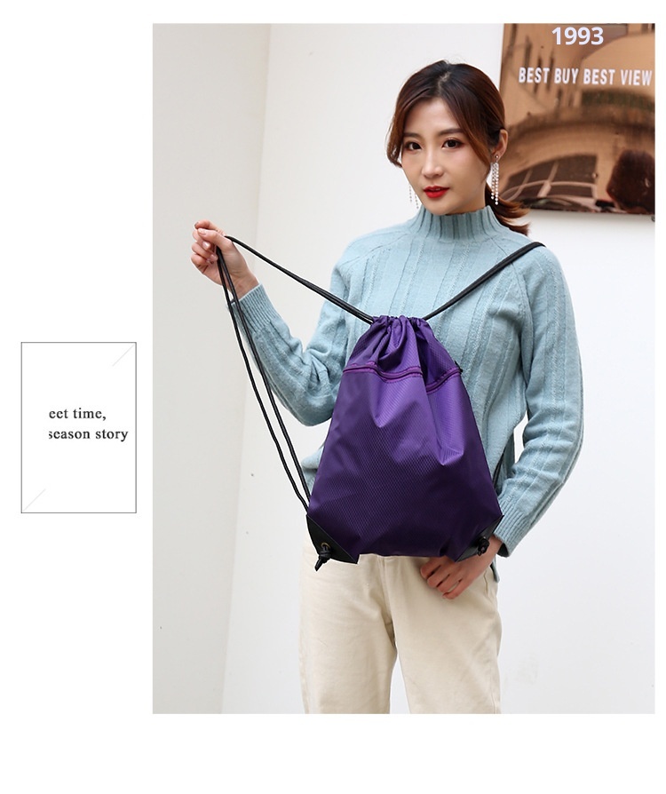 ActiveGo New Simple Pocket Backpack For Men And Women, Casual Travel Backpack, Lare Capacity Drawstrin Gym Sports Basketball_voghion.com